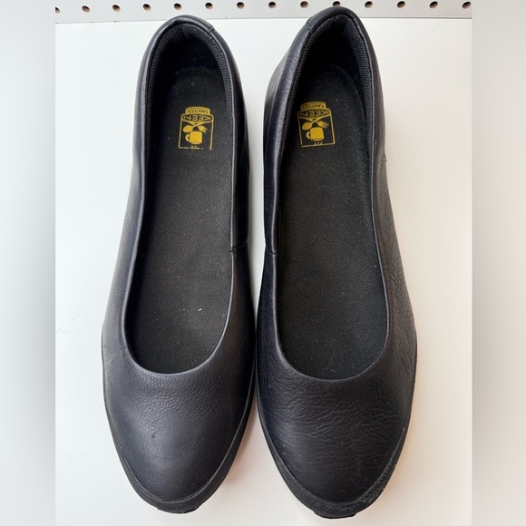 KEEN Women's Kanteen Flat Non Slip Black Flats Utility Work Shoe - Picture 11 of 16